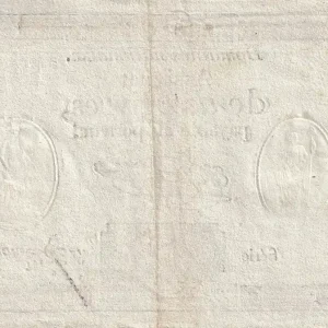 Certifié Billet France 10 Livres Noir - Filigrane République - (24-10-1792) - Sign. Taisaud - Série 7372 - L.161b