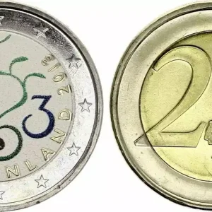 Offre Limitée Finlande 2 Euros - 150ème anniversaire du Parlement de 1863 - Colorisée - 2013