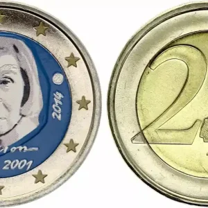 Finlande 2 Euros - Tove Jansson - Colorisée - 2014 Must-Have