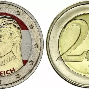 Autriche 2 Euros - 1ère Carte - Colorisée - 2002 Livraison Gratuite
