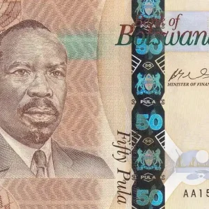 Tendance Billet Botswana 50 Pula - Sir Seretse Khama - Delta Okawango - 2009 - P.32a