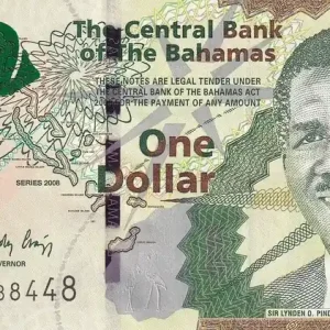 Billet Bahamas 1 Dollar - Sir Lynden O. Pindling - 2008 - P.71 Marque