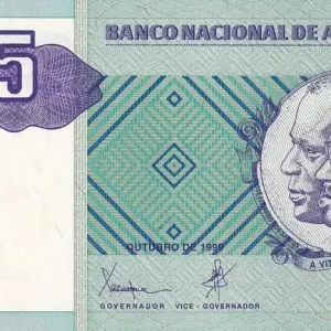 Remise Billet Angola 5 Kwanzas - Dos Santos & Neto - Montagne - 1999 - P.144