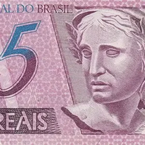 Billet Brésil 5 Reais - Liberté - Grande Egrette - ND (1997) - P.244h Exclusif