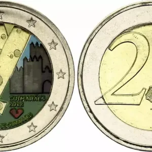 Portugal 2 Euros - Guimaraes - Colorisée - 2012 Nouvelle Collection