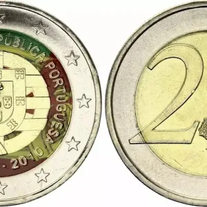 Paiement Sécurisé Portugal 2 Euros - République portugaise - Colorisée - 2010