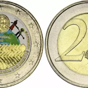 Portugal 2 Euros - Droits de l'homme - Colorisée - 2008 Meilleur Prix