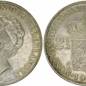 Gros Lot Pays-Bas 2 1/2 Gulden , Wilhelmina I - 1930