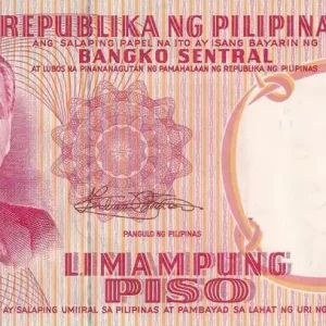 Billet Philippines 50 Piso - Prés. S. Osmeña - ND (1969) - P.146b Tendance