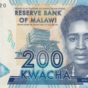 Billet Malawi 200 Kwacha - Rose L. Chibambo - 2013 - P.60b Dernier Modèle