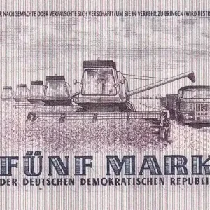 Gros Lot Billet Allemagne (RDA) 5 Mark - Thomas Muntzer - 1975 - Série UG - P.27