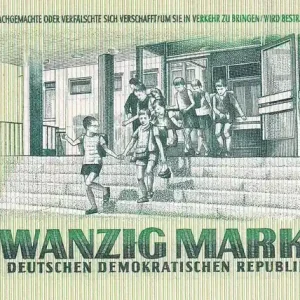 Édition Limitée Billet Allemagne (RDA) 20 Mark - Goethe - 1975 - Série NB - P.29