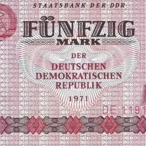 Billet Allemagne (RDA) 50 Mark - Friedrich Engels - 1971 - Série DE - P.30 Vente Flash