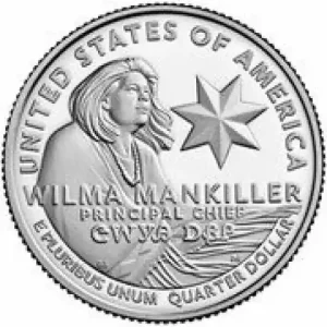 Livraison Gratuite USA 1/4 Dollar WILMA MANKILLER - 2022