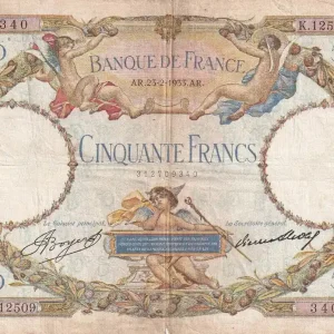 Bon Plan Billet France 50 Francs - Luc Olivier Merson - 23-02-1933 - Série K.12509 - F.16.04