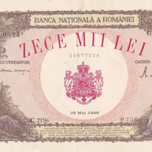 Affaire À Saisir Billet Roumanie 10 000 Lei - Femmes & Enfants - 28-05-1946 - Série C.2196 - P.57