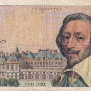 Billet France 10 NF - Richelieu - 03-12-1959 - Série Z.46 - F.57.04 Must-Have