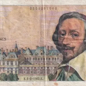 Billet France 10 NF - Richelieu - 01-02-1962 - Série H.204 - F.57.17 Marque