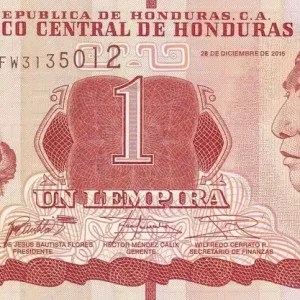 Billet Honduras 1 Lempira - Lempira - Ruines de Copan - 2016 - P.NEW Offre Du Jour