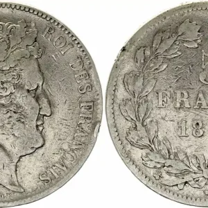France 5 Francs Louis-Philippe Ier - 1839 K Bordeaux - Argent Livraison Mondiale