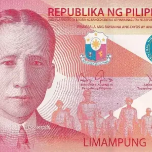 Prix Cassé Billet Philippines 50 Piso - Sergio Osmena - Carangues - 2010 - Série D - P.207a