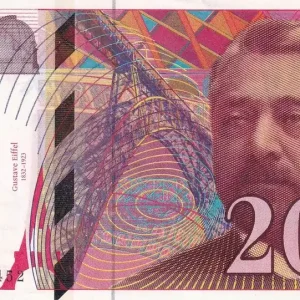 Billet France 200 Francs - Gustave Eiffel - Tour Eiffel - 1995 - Petit numéro A 000001452 - F.75.01 Usine Directe