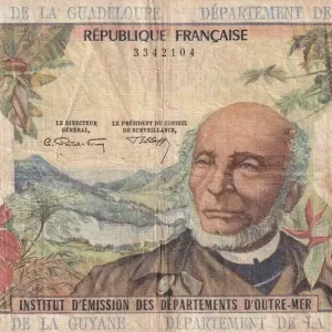 Dernière Chance Billet Antilles Françaises 100 Francs - Victor Schoelcher - ND (1964) - Séries Variées - TB à TB+ - P.10b