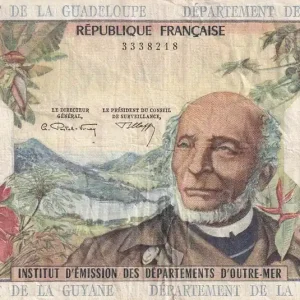 Billet Antilles Françaises 100 Francs - Victor Schoelcher - ND (1964) - Série J.2 - P.10b Jusqu’à Épuisement Des Stocks