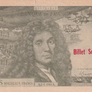 Original Billet France 500 Francs - Molière - Billet scolaire