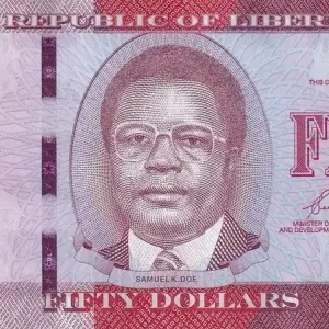 Billet Liberia 50 Dollars - Samuel K. Doe - 2022 - P.NEW Meilleur Choix