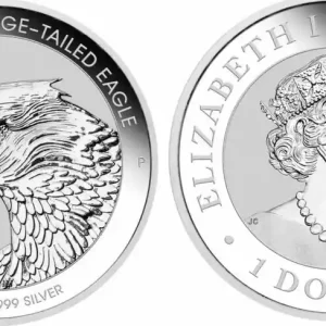 Australie 1 Dollar Elisabeth II - Aigle - Once 2022 - Argent Réduction