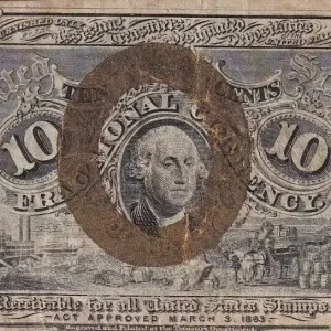 Meilleur Choix Billet USA 10 Cents - Washington - 03-03-1863 - P.102a