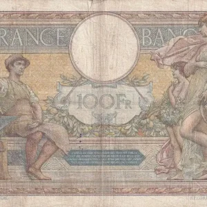 Remise Billet France 100 Francs - Luc Olivier Merson - 23-09-1922 - Série A.8519 - F.23.15