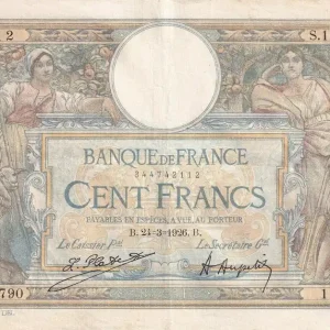 Billet France 100 Francs - Luc Olivier Merson - 24-03-1926 - Série S.13790 - F.24.05 Garantie Incluse