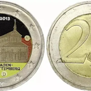 Allemagne 2 Euros - Bade-Wurtemberg - Colorisée - Ateliers variés - 2013 Paiement Sécurisé