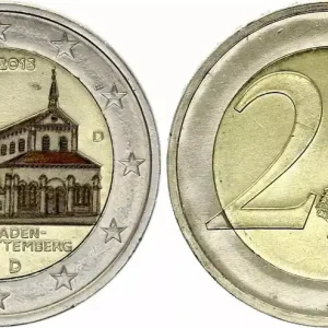 Achat Immédiat Allemagne 2 Euros - Bade-Wurtemberg - Colorisée - Ateliers variés - 2013