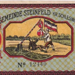 Fait Main Billet Allemagne 50 Pfennig - Steinfeld - Notgeld - 1921