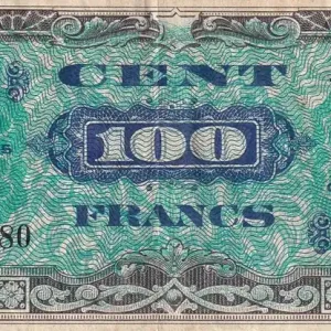 Billet France 100 Francs - Drapeau - 1944 - Sans Série - VF.20.01 Affaire À Saisir