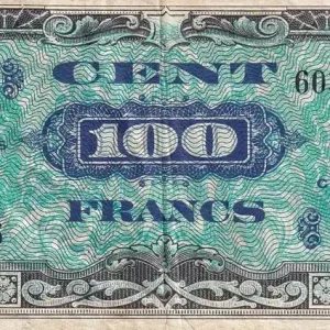 Billet France 100 Francs - Drapeau - 1944 - Sans Série - VF.20.01 Prix Réduit