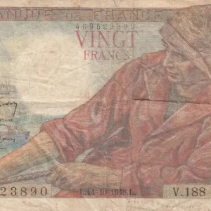 Billet France 20 Francs - Pêcheur - 14-10-1948 - Série V.188 - F.13.13 Affaire À Saisir