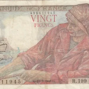 Prix Réduit Billet France 20 Francs - Pêcheur - 10-03-1949 - Série R.199 - F.13.14