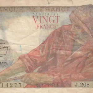 Billet France 20 Francs - Pêcheur - 10-03-1949 - Série J.208 - F.13.14 Super Prix
