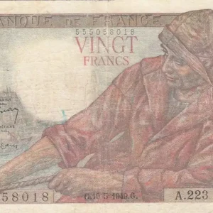 Prix Choc Billet France 20 Francs - Pêcheur - 19-05-1949 - Série A.223 - F.13.15