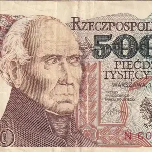 Billet Pologne 50000 Zlotych - S. Staszic - 1989 - Série N - P.153 Fait Main