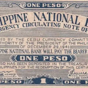 Billet Philippines 1 Peso - Cebu - 1941 - P.S215 Vente Directe