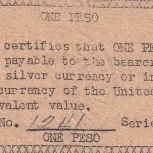 Billet Philippines 1 Peso - Apayao - 1943 - P.S124 Dernière Chance