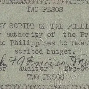 Must-Have Billet Philippines 2 Pesos - Apayao - 1943 - P.S125