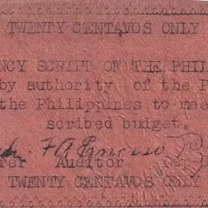 Promotion Saisonnière Billet Philippines 20 Centavos - Apayao - 1943 - P.S122