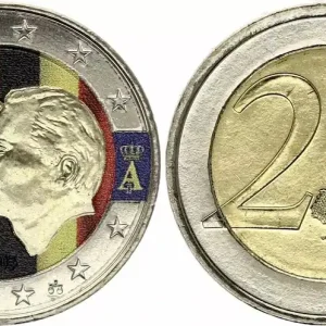 Offre Spéciale Belgique 2 Euros - Union économique belgo-luxembourgeoise - Colorisée - 2005