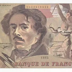 Billet France 100 Francs - Delacroix - 1993 - Série D.217 - F.69bis.05 Commander Maintenant